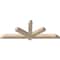 Ekena Millwork Kennewick Smooth Timber Gable Bracket, Douglas Fir, 60"W x 22"H x 3 1/2"D x 3 1/2"F, 9/12 Pitch GBW060X22X0404KEN00SDF - alternate 5